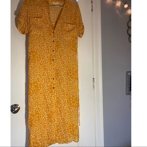 Button down maxi dress